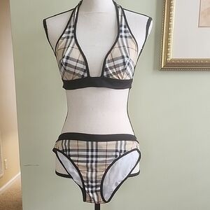 Burberry Check Swimsuit Set